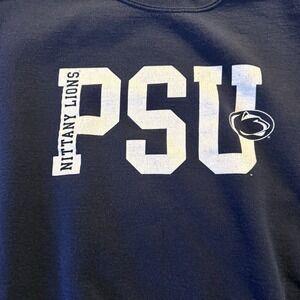 Penn State PSU Nittany Lions Crewneck Sweatshirt Navy Blue Gildan XL NCAA